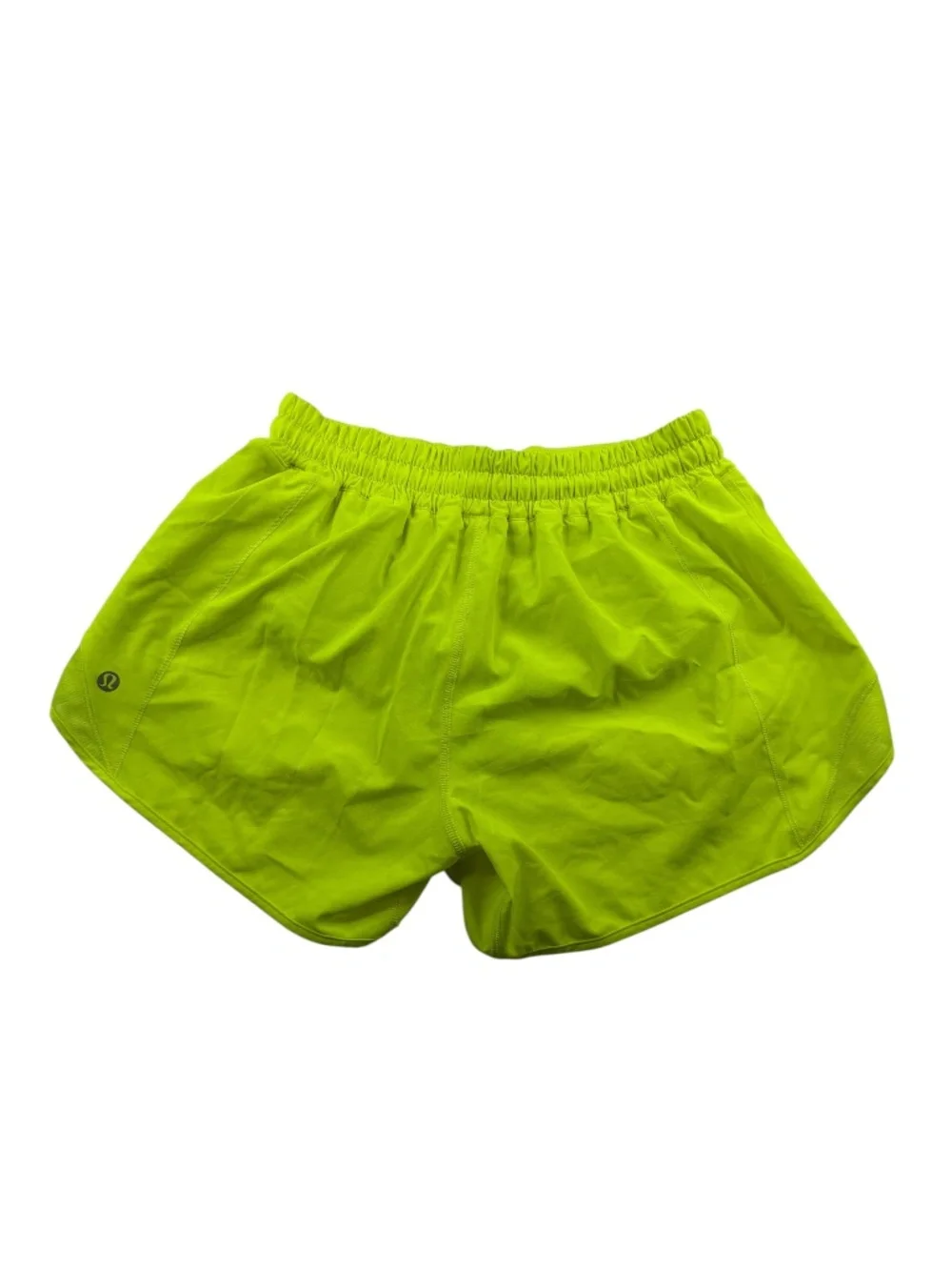 Lululemon Hotty Hot Short II Long 4” Run Shorts Lime Pop